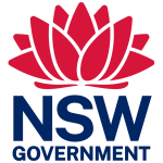 The logo of NSW government