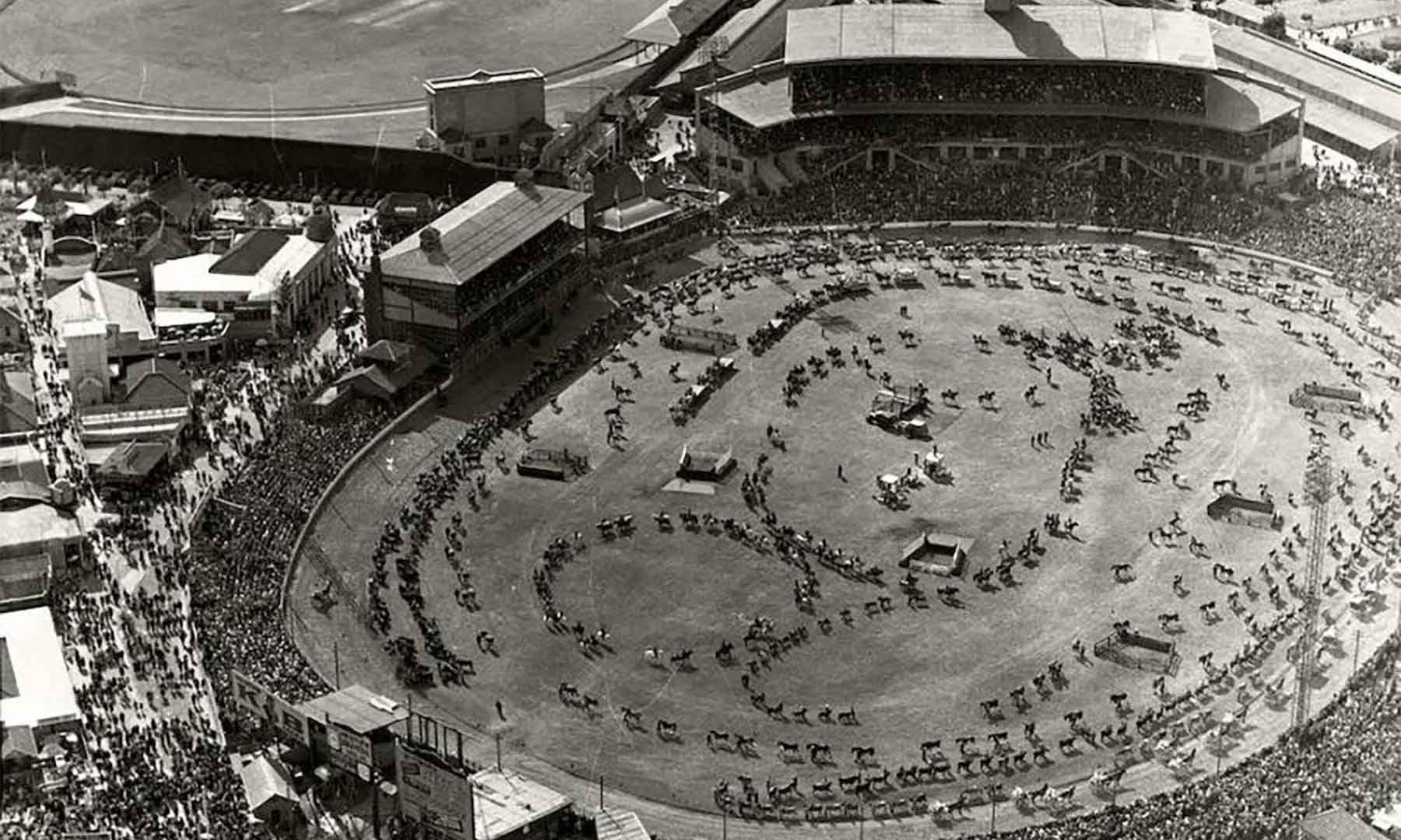 Sydney Showground, Grand Easter Parade, 1936 [RAHS Adastra Collection]