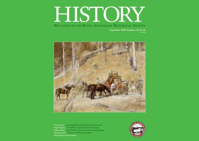RAHS Subscriptions: Magazines – History no.145 Sept 2020