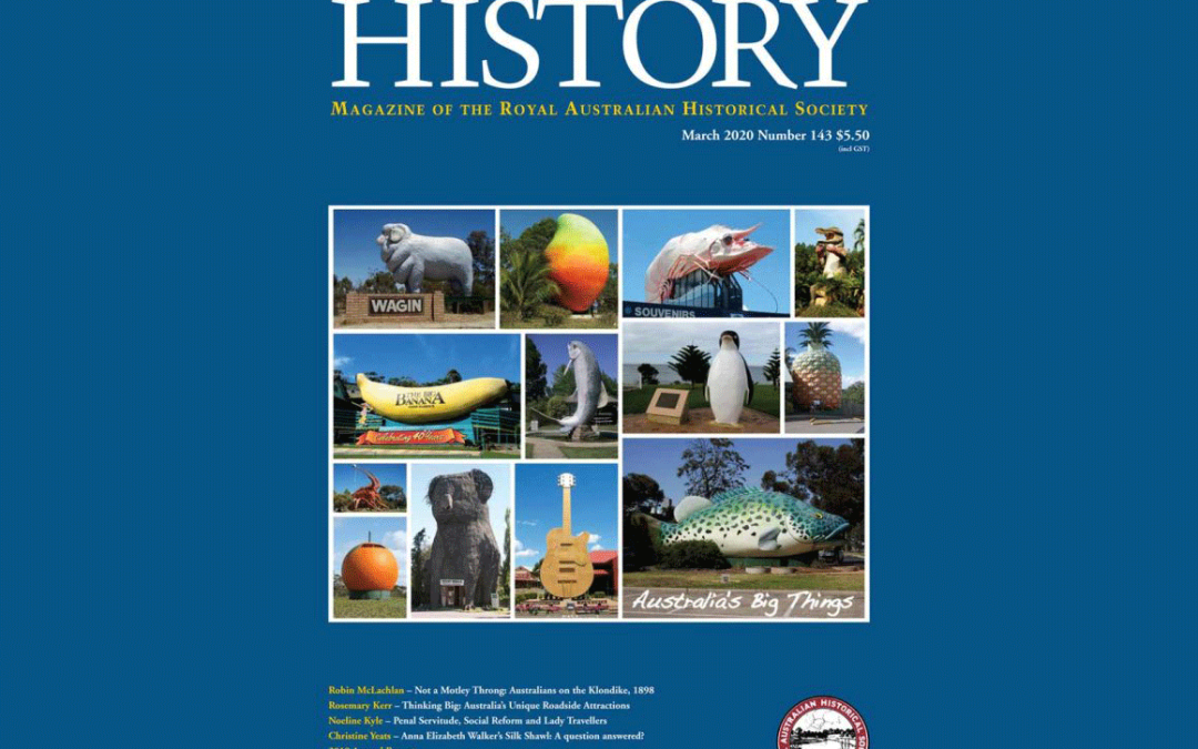 RAHS Subscriptions: Magazines – History no.143 March 2020