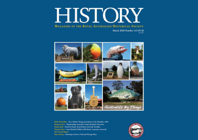 RAHS Subscriptions: Magazines – History no.143 March 2020