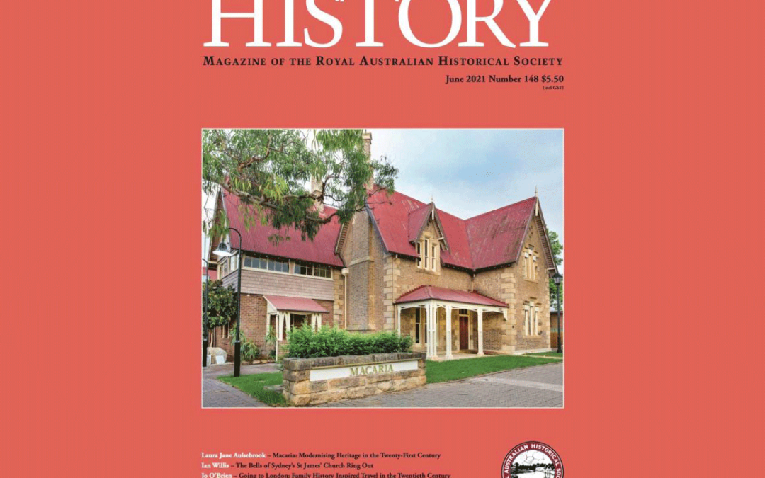 RAHS Subscriptions: Magazines – History no.148 June 2021