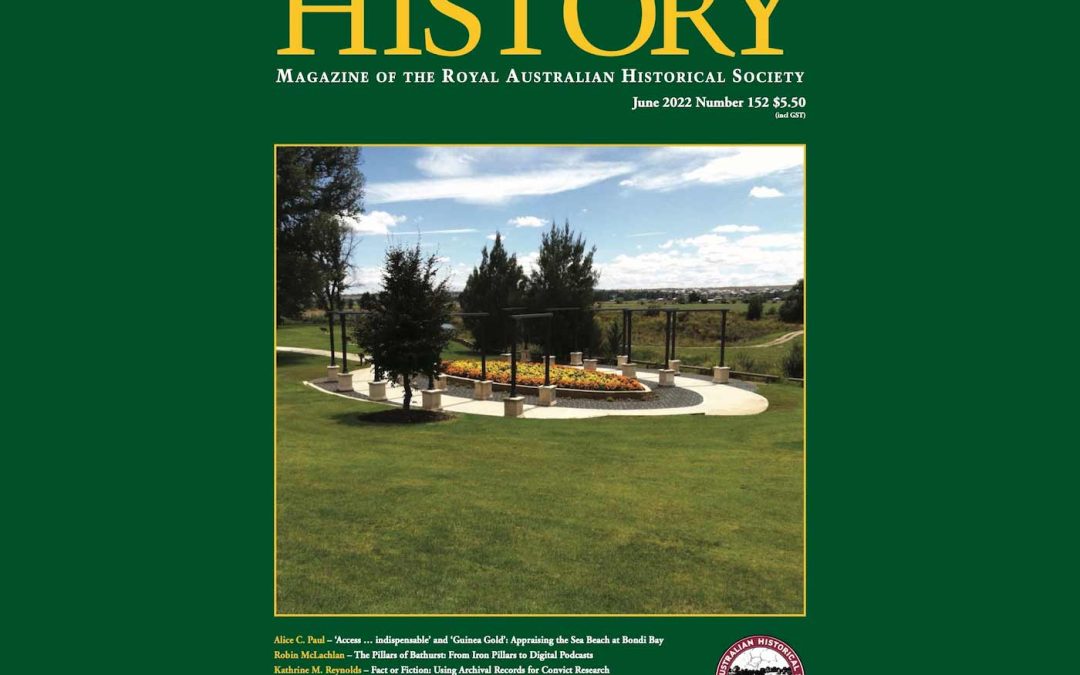 RAHS Subscriptions: Magazines – History no.152 June 2022
