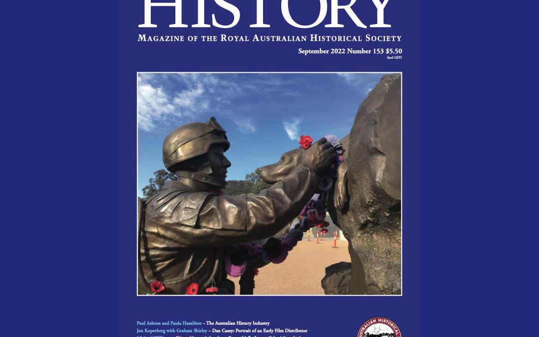 RAHS Subscriptions: Magazines – History no.153 September 2022
