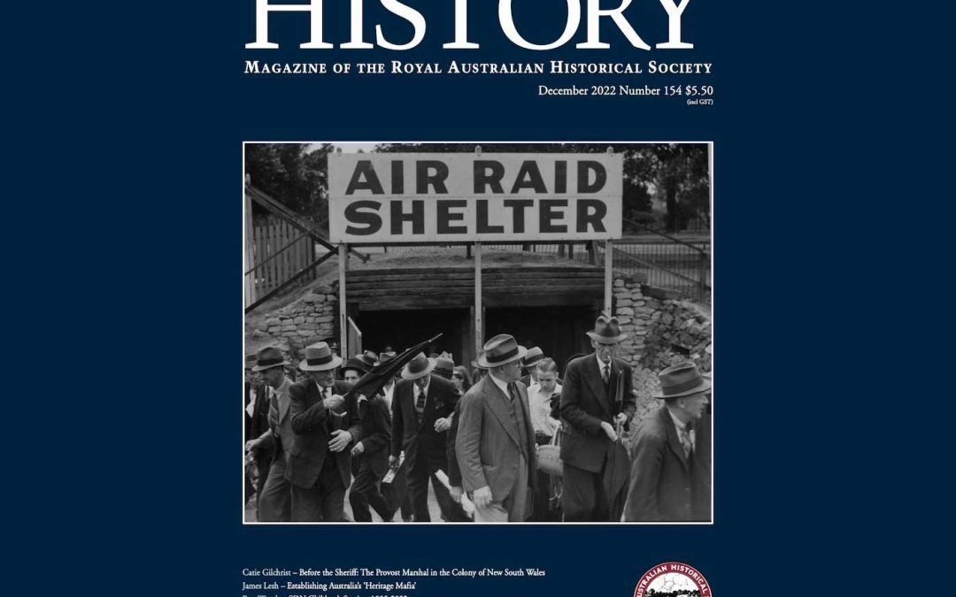 RAHS Subscriptions: Magazines – History no.154 December 2022
