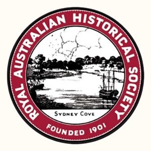 Royal Australian Historical Society logo on a cream background