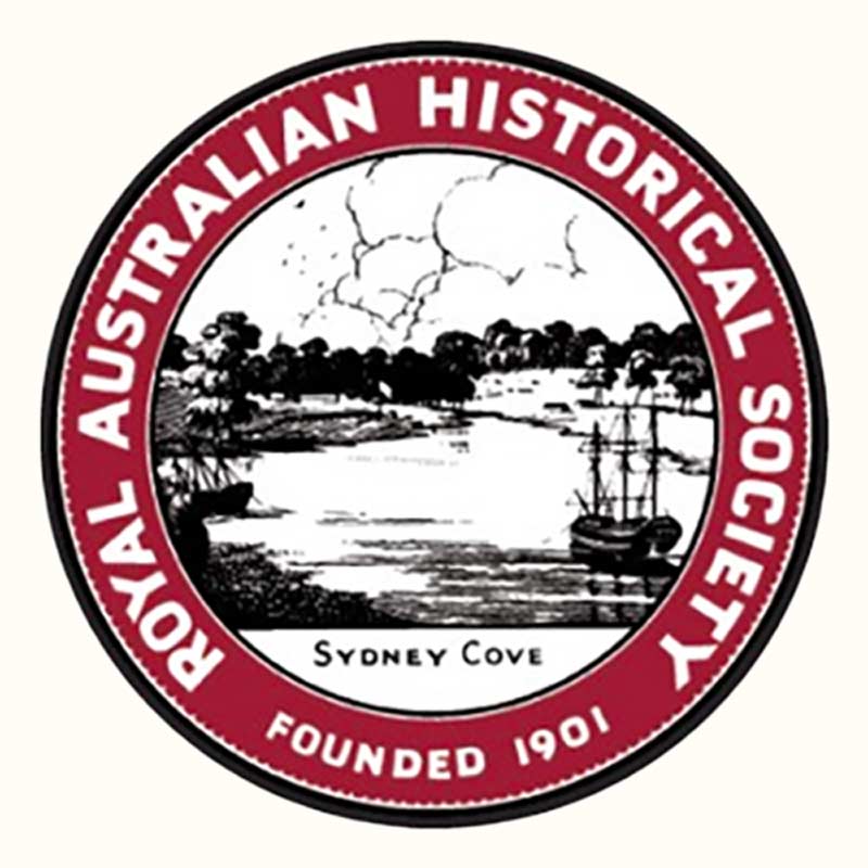 Royal Australian Historical Society logo on a cream background