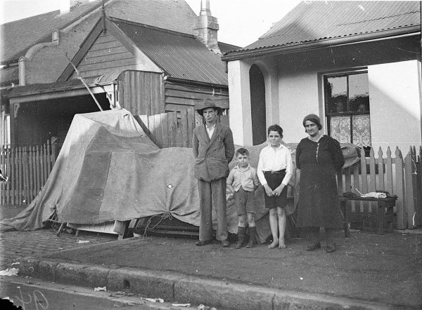 William Roberts who was an original Anzac and his family evicted from their Redfern home into the street during the depression on the 28th September 1934.