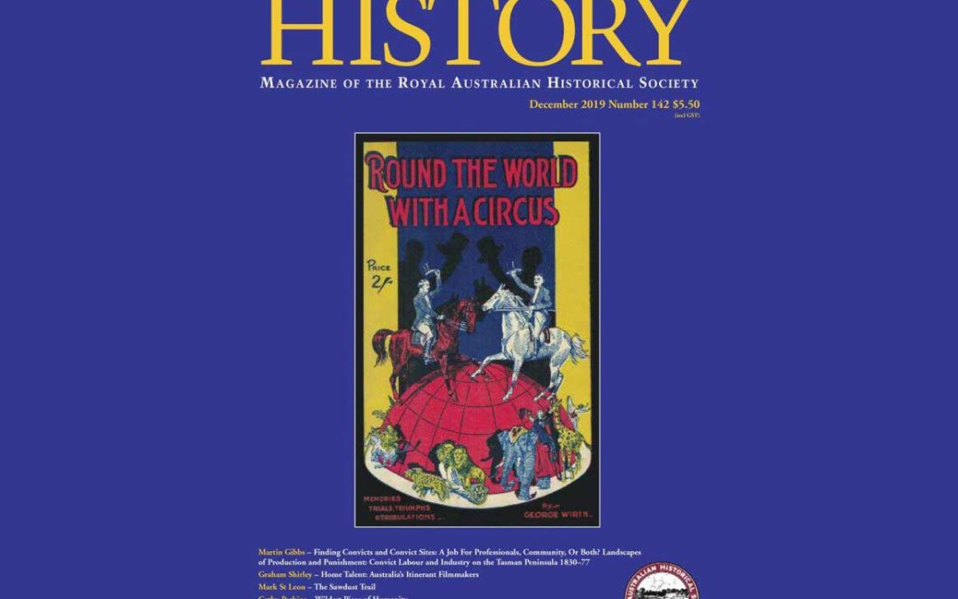 RAHS Subscriptions: Magazines – History no.142 Dec 2019