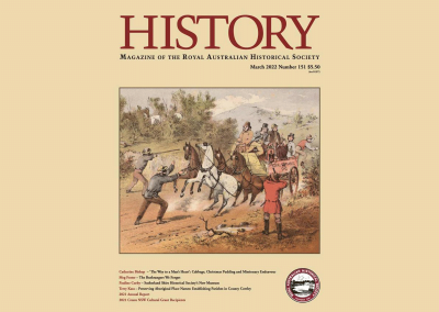 RAHS Subscriptions: Magazines – History no.151 March 2022