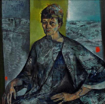 A painting of Margo Lewers in 1967.