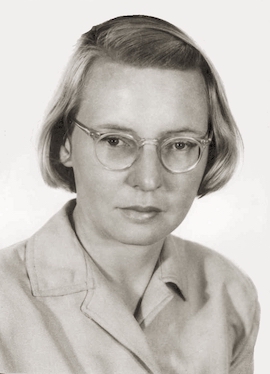 A black and white portrait of Ruby Payne Scott during her school years.