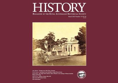 RAHS Subscriptions: Magazines – History no.155 March 2023