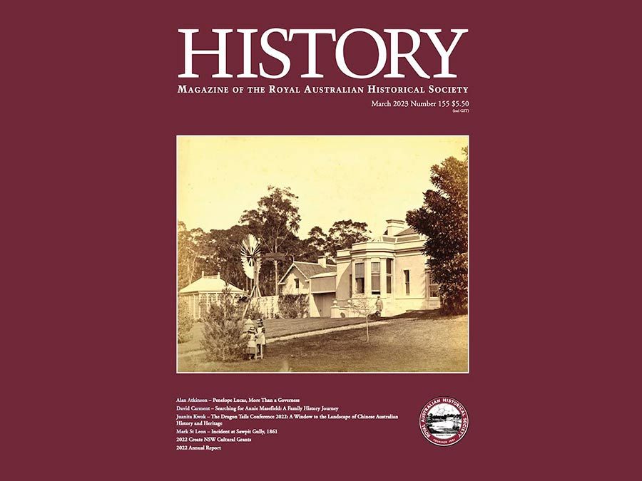 RAHS Subscriptions: Magazines – History no.155 March 2023