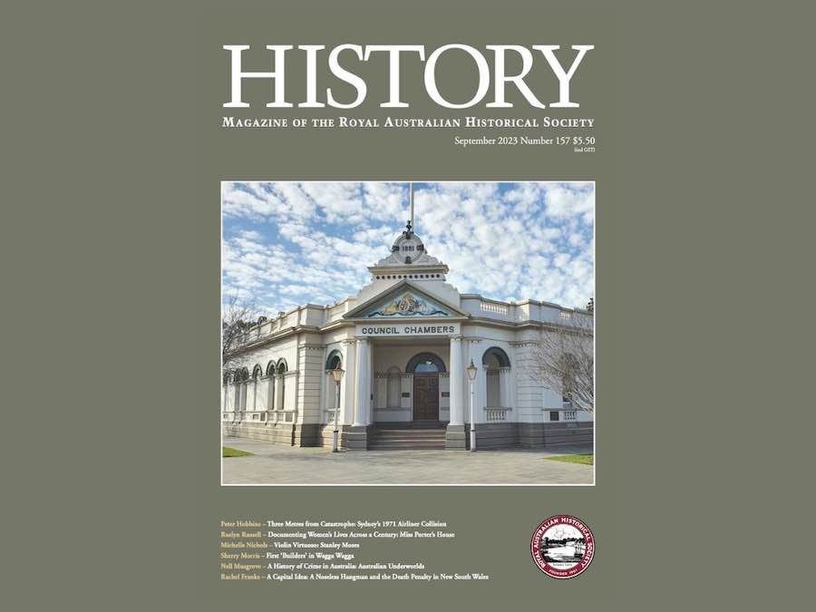 RAHS Subscriptions: Magazines – History no.157 September 2023