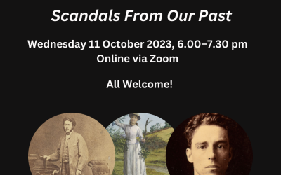 New Members Evening – Scandal From Our Past
