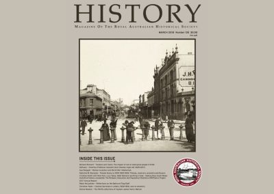 RAHS Subscriptions: Magazines – History no.135 March 2018