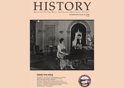 RAHS Subscriptions: Magazines – History no.137 September 2018