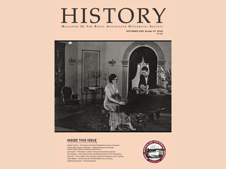 RAHS Subscriptions: Magazines – History no.137 September 2018
