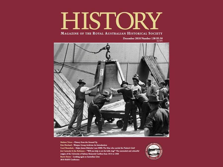 RAHS Subscriptions: Magazines – History no.138 December 2018