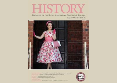 RAHS Subscriptions: Magazines – History no.139 March 2019