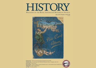 RAHS Subscriptions: Magazines – History no.140 June 2019