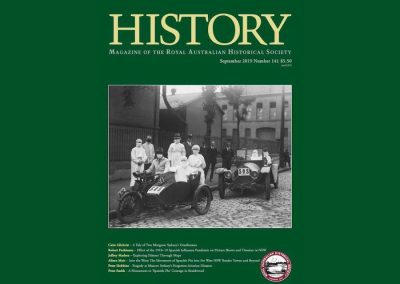 RAHS Subscriptions: Magazines – History no.141 Sept 2019