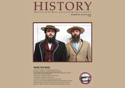 RAHS Subscriptions: Magazines – History no.133 September 2017