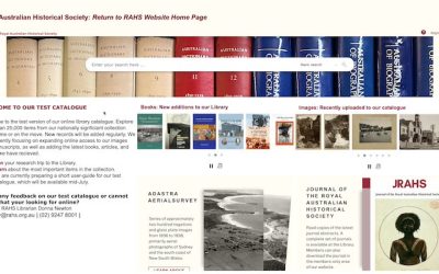 Explore the New RAHS Online Library Catalogue (Test Version)
