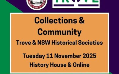 Collections and Community: Trove and NSW Historical Societies