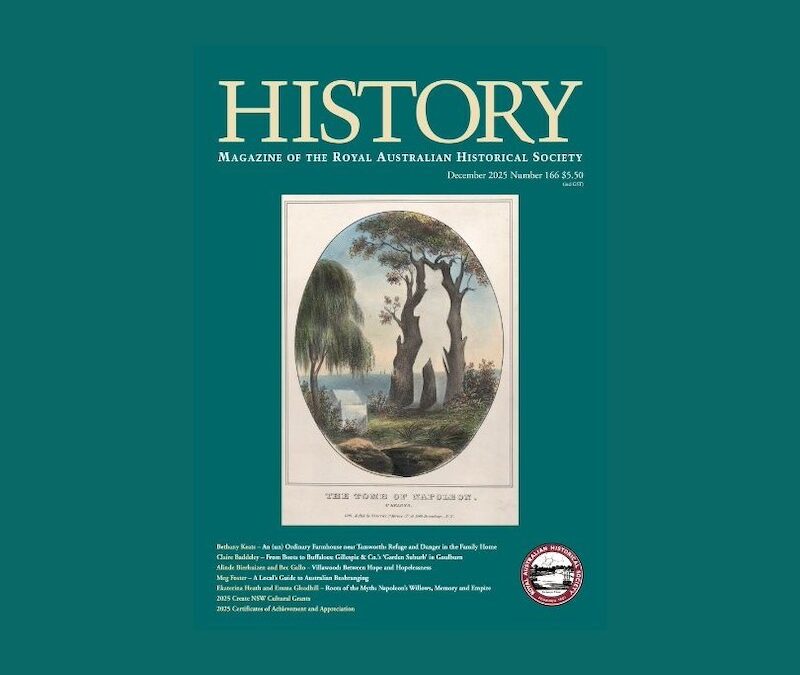 RAHS Subscriptions: Magazines – History no.166 December 2025