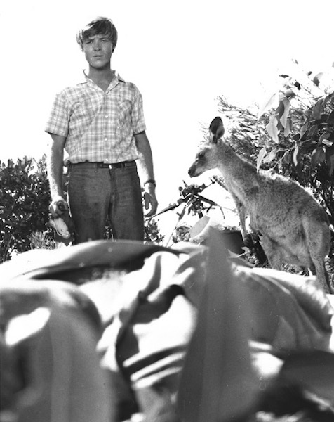 A film still from the television series, 'Skippy the bush kangaroo'.