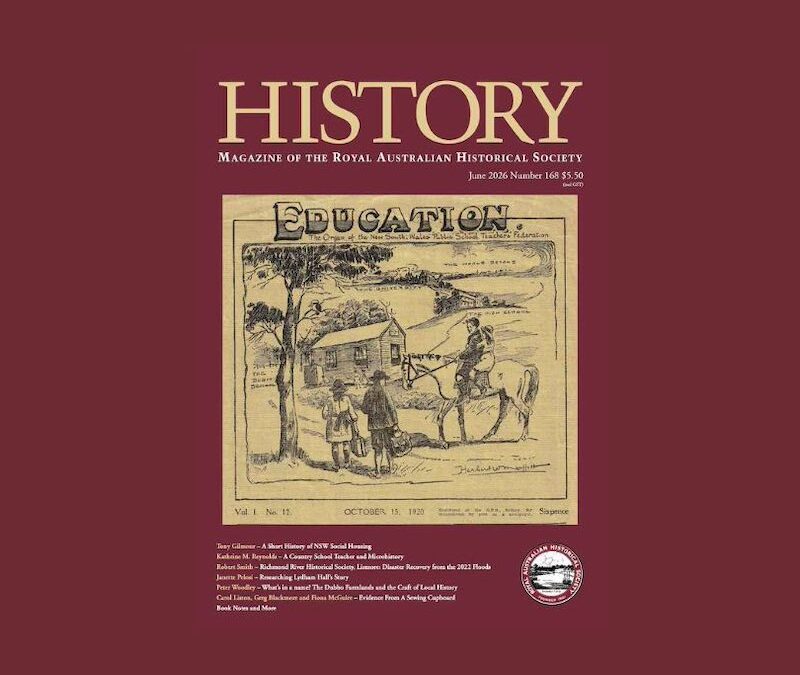 RAHS Subscriptions: Magazines – History no.168 June 2026